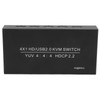 HD Multimedia Interface KVM Switcher Professional 4 Port 4K 60Hz