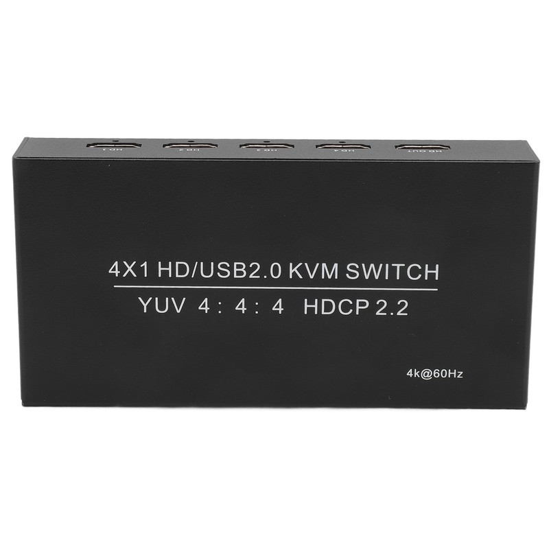 HD Multimedia Interface KVM Switcher Professional 4 Port 4K 60Hz