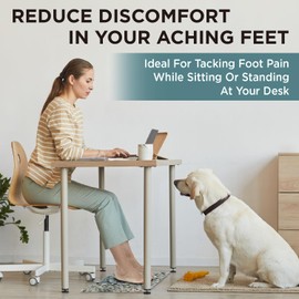 Foot Massage Pad Relief & Realaxation - Foot Massage Pad Reflexology Mat, Portable Easy to Use Anywhere