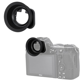 Kiwifotos Soft Rubber Eyecup Eye Cup Eyepiece for Nikon Z6 III Z6 II Z7 II Z6III Z6II Z7II Z6 Z7 Z5 Mirrorless Cameras, Replaces Nikon DK-29 Eyecup, Extended Viewfinder Protection Cover