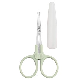 Kai ECOMONO KQ3179 Safety Scissors for Disassembling and Disposal Makeup Scissors Disassembly Type Round Tip with Cap Mayu Safety