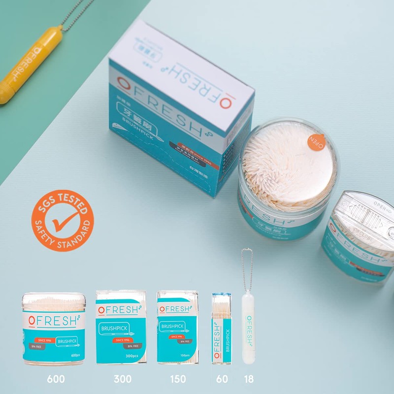 OFresh Brushpicks - Interdental Toothpicks for Oral Hygiene & Dental