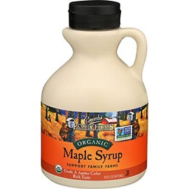 Coombs Family Farms Organic Maple Syrup, Grade A Amber Color, Rich Taste, 16 Fl Oz