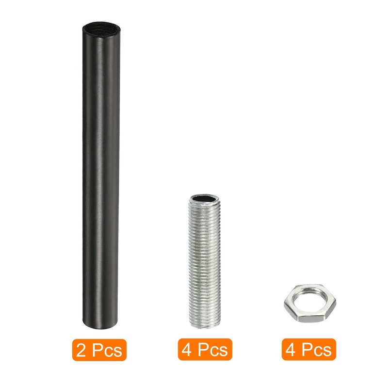 sourcing map Set of 2 Extension Rod Set M10 3.94