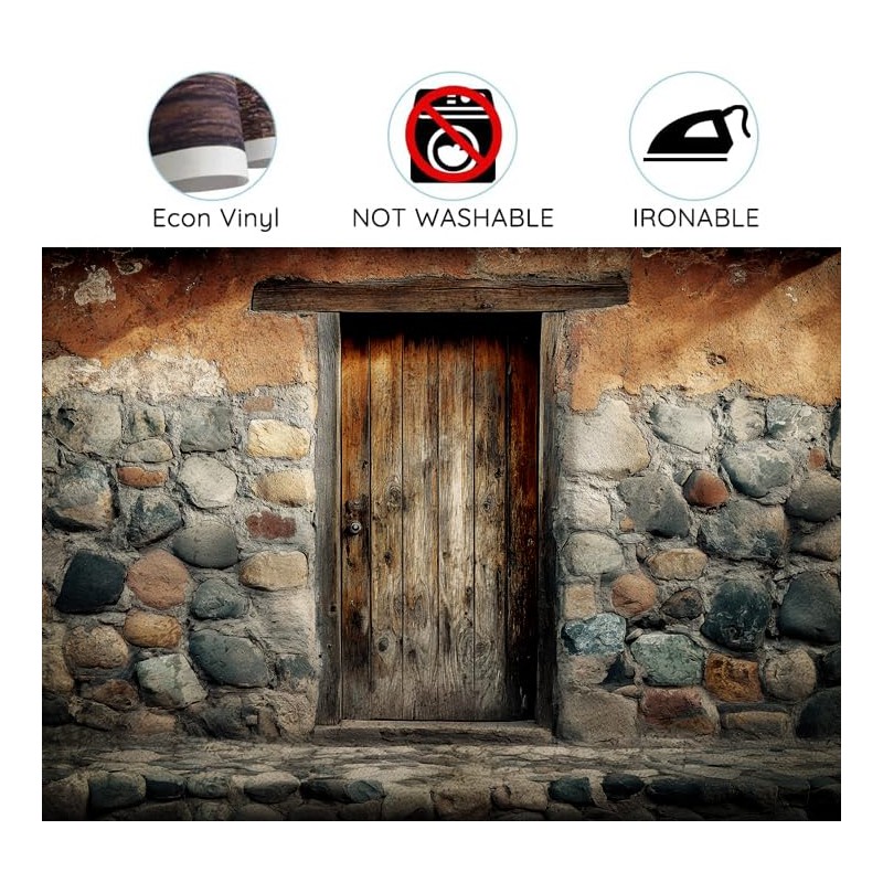 7X5ft Stone Wall Photo Backdrop Ancient Jerusalem Buildings Photography Background,