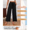 Neer 3 Pack Women's Wide Leg Pants High Waist Drawstring