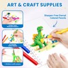 48-Piece Washable Back to School Supplies Gift Kit for Kids-Dinosaur