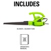 Greenworks 7 Amp 160 MPH/150 CFM Single Speed Electric Blower,