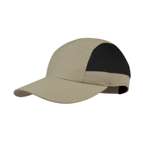 Juniper Casual Outdoor Cap, One Size, Khaki/Black