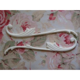 Bella Rosa Appliques Acanthus Leaf Scroll Trim FLEXIBLE Furniture Applique Architectural Trim