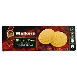 Walkers Gluten Free Pure Butter Shortbread Cookies -- 4.9 oz (Pack of 2)