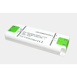 LED Power Supply Pro Slim (MECP-C2) 24 V DC, 2.5 A, 60 W Transformer with MM Furniture Installation, CE, Short Circuit Proof