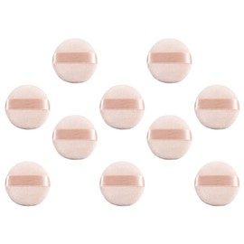 Baluue 10pcs Loose Powder Makeup Puffs for Women Soft and Supple Makeup Puff Set for Setting Powder and Blush Application Essential Makeup Accessories