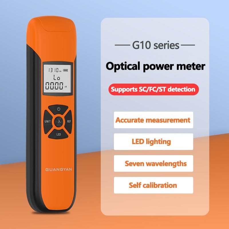 Oaufttik G10 Optic Power Meter -70+10 dBm Fiber Light Meter