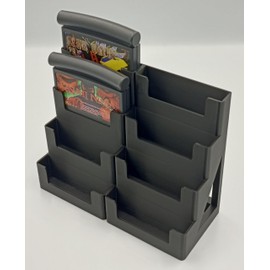 Atari Jaguar Cartridge Display Stand Tower Holder Case - Holds 8 Games