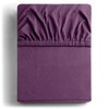 DecoKing Fitted Sheet Super King Cotton Jersey Boxspring, Amber Collection,