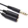 SiYear 6.35mm 1/4" male plug Stereo to 2 Dual 1/4