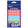Avery Circle Stickers, Assorted Colours, 12 mm, 162 Labels (932294)