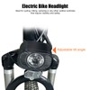 Electric Bike LED Headlight DC 36V to 48V IPX5 Waterproof