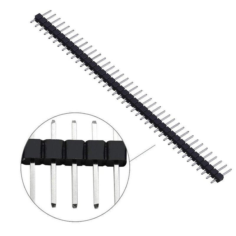 KeeYees Straight Pin Header Strip Pin Socket 40 Pin Single