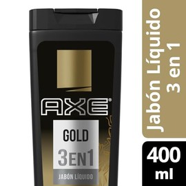 AXE Jabón Líquido Corporal Body Wash Gold 3 en 1, 400ml