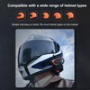 Docooler Motorcycle Intercom Helmet BT Headset Compatible with a Variety