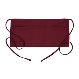 FAME Original 3 Pocket Waist Apron - F9 - Burgundy (WFA18130BU)