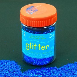 Blue Art and Craft Glitter - 100g Tub