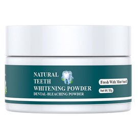 Teeth Whitening Powder: 10 Month Supply | Natural Tooth Powder | Remineralizing Teeth Whitening Powder | Toothpaste Power | Enamel-Safe & Sensitivity-Free | Cool Mint Flavour | Removes Years of Stains