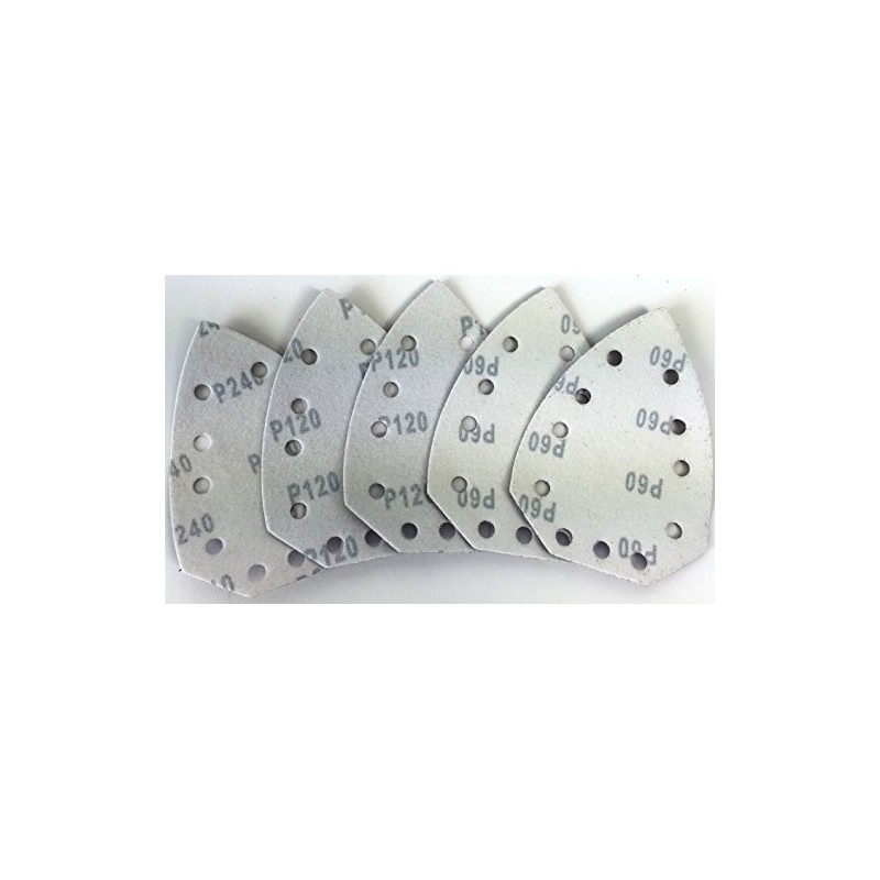 5 Piece Sandpaper Set for Parkside PHS (PAHS 10.8 A1,