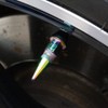 Senzeal 5X Long Spike Valve Caps Aluminum Car Tire Valve
