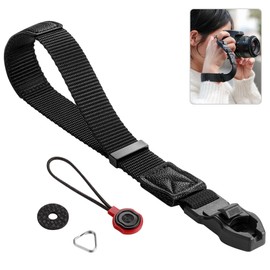 Yullmu Quick Release Camera Wrist Strap – Compatible for Peak Design Buckle Adjustable 1 inch Wide 198lbs Load Capacity Comfortable & Lightweight Fits All Wrist Sizes for DSLR Mirrorless GoPro