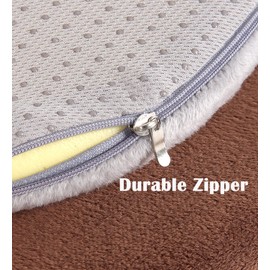 Sigmat Cojín De Espuma Viscoelástica para Taburete Redondo De 13 Pulgadas, Cojín Pequeño para Silla 1 Unidad (Paquete De 1) Café