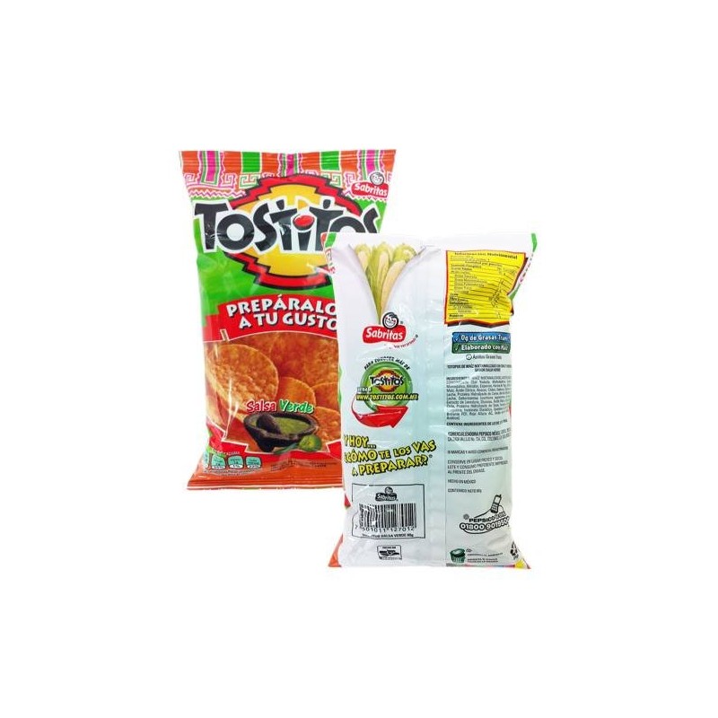 Tostitos Salsa Verde de Sabritas (65 g cada uno) (paquete