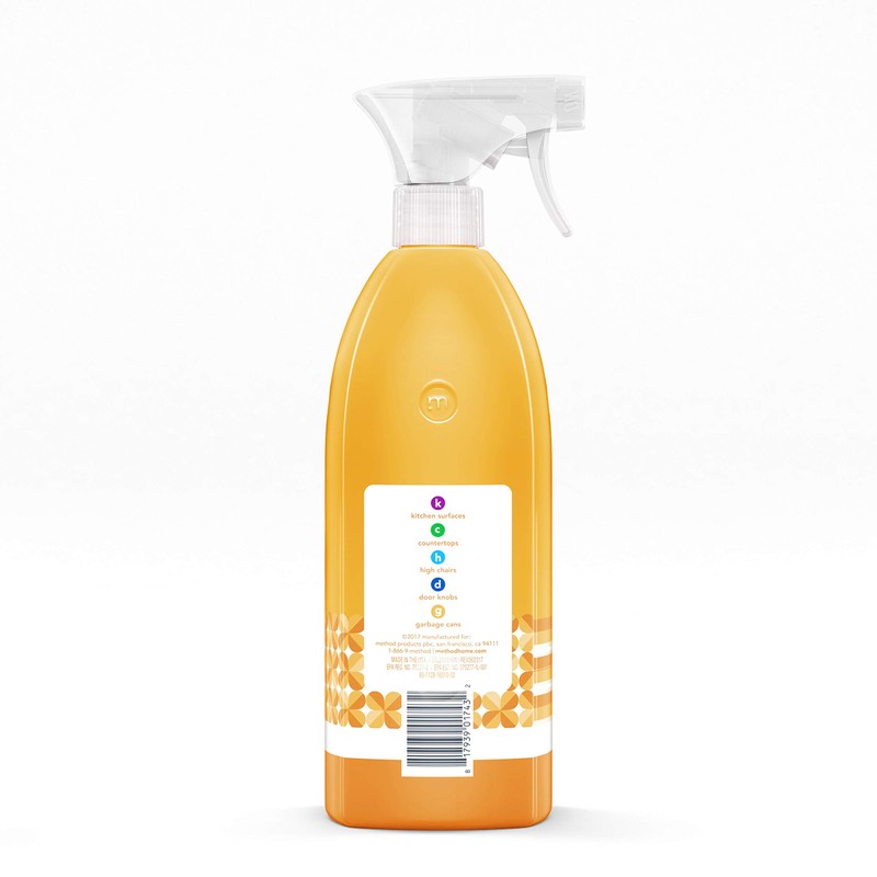 Method Antibacterial All-Purpose Cleaner Spray, Citron, Kills 99.9% of Household