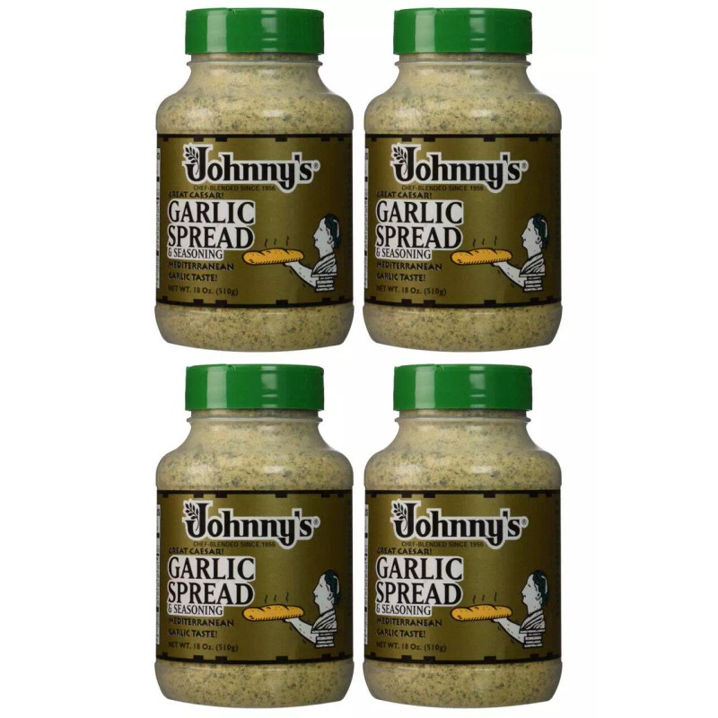 Johnny's Garlic Spread & Seasoning, 510g/18oz (4pk) {Imported from Canada}