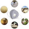 VIPITH Disposable Dust Mask with Filter and Activated Carbon, Adjustable