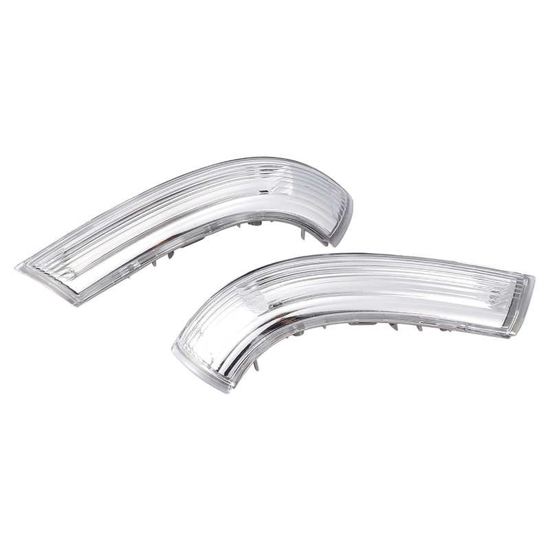 Pair of Wing Mirror Indicator Turn Signal Light Lens LED