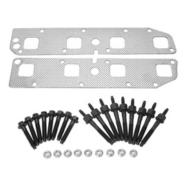 Exhaust Manifold Gasket Bolts Studs Kit 53013943AA Replacement for Dodge Ram 1500 2500 3500