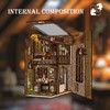 KIBLAH DIY Book Nook Kit 3D Puzzles for Adults Miniature