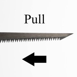 KAKURI Japanese Keyhole Saw for Woodworking 4-3/4" Made in JAPAN, Japanese Hand Pull Jab Saw Tool for Precision Cutting, Curved Cutting, Razor Sharp Japanese Steel Blade, Wood Handle