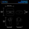 Wireless Earbuds Bluetooth 5.4, 6 Mic ENC Noise Cancelling Clear