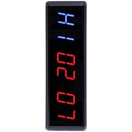 Temporizador de Intervalo 1.5in Pantalla Digital LED Temporizador de Control Remoto Temporizador LED Reloj Temporizador de Cuenta Regresiva Reloj Crossfit Temporizador de Cuenta Regresiva para Gimnasi