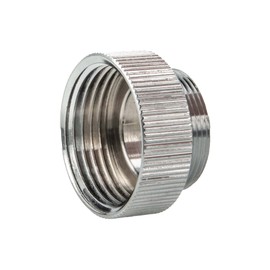 tecuro 4699101 Mounting Adaptor Adaptor Transition Piece for Tap Spouts AG M 22 x 1 to 3/4 Inch Female Thread Chrome-Plated Brass