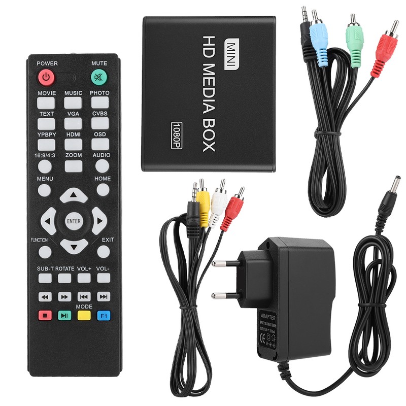 K8 1080P Mini Network Video Player HDMI HD Output Decoder