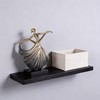 DOVDOV Modern Abstract Dancer Statue, Golden Dancer Sculpture, Contemporary Art