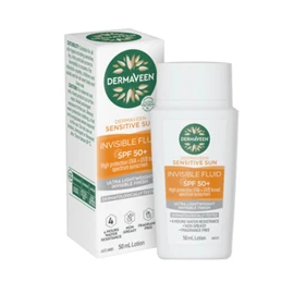 DermaVeen Sensitive Sun SPF50+ Invisible Fluid 50mL