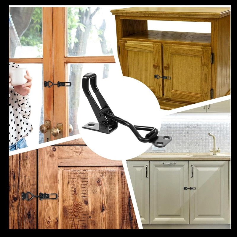 TONAUP Tension Latch, Lever Lock Holding Capacity Door Bolt Corner