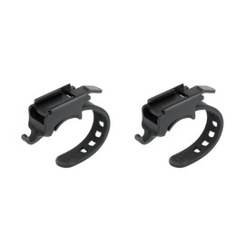 JDIEOQA 2Set Bike Headlight Stand Mount Adjustable Bike Torch Clamp Secure Lamp Bracket Mount Your Front Light for QD250 YQ200400