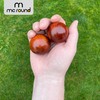Two Elegant Maidu Wooden Balls 45 mm for Relaxing Hands